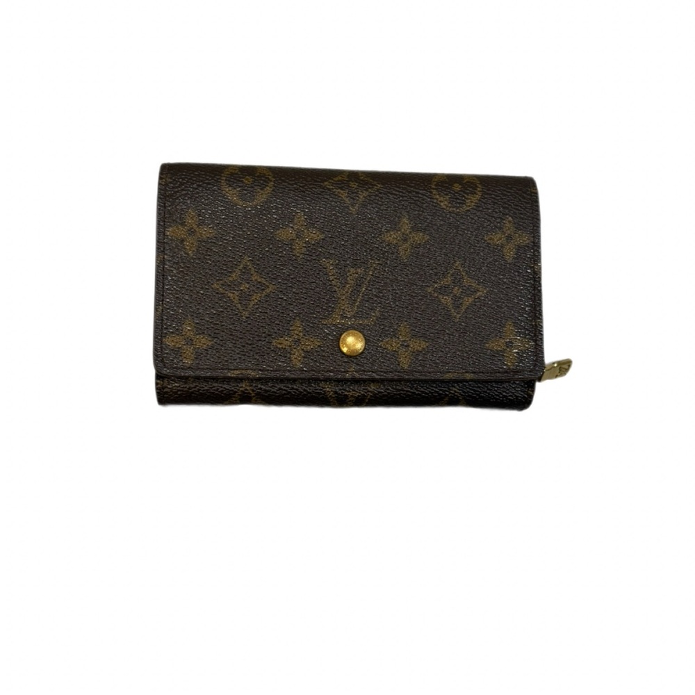 Louis Vuitton Brown Monogram Wallet Classic Design